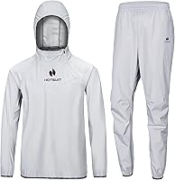 Vista 21 de HOTSUIT Sauna Suit for Men Sweat Sauna Jacket Pant Gym Workout Sweat Suits
