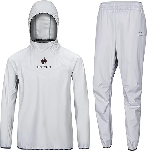 Miniatura 84 de HOTSUIT Sauna Suit for Men Sweat Sauna Jacket Pant Gym Workout Sweat Suits