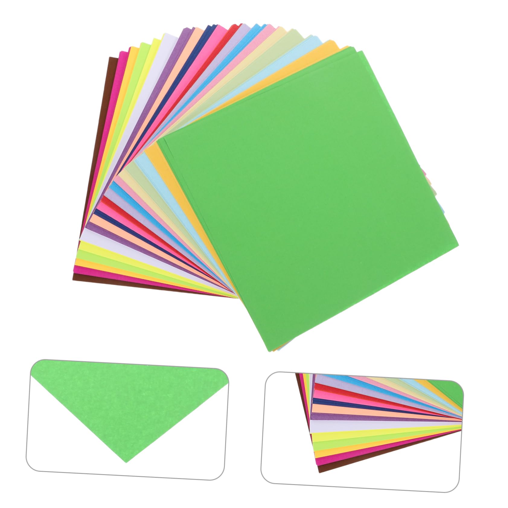600fogli Carta Origami Quadrata Colori Vivaci e Misti per Ragazzo Ragazza Attività Artistiche e Scolastiche Facile da Piegare per Progetti Fai da Te