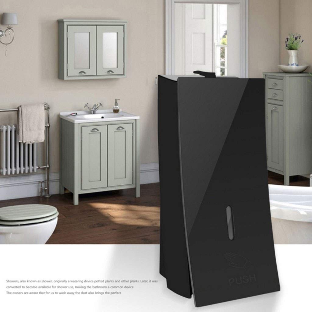 Distributore di sapone Dispenser di sapone multifunzione a parete Dispenser di sapone manuale Hotel Bagno Cucina Shampoo Doccia Gel Detersivo per il bucato Distributore di sapone ( Color : Silver )