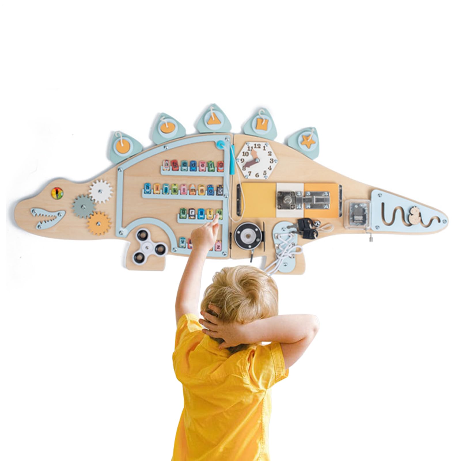 Sensory Wall Panel For Kids | Activity Wall BusyBoard Panels | WallMounted Activity Center | For Boys Girls Family Home Living Room Bedroom Classroom Playroom Preschool