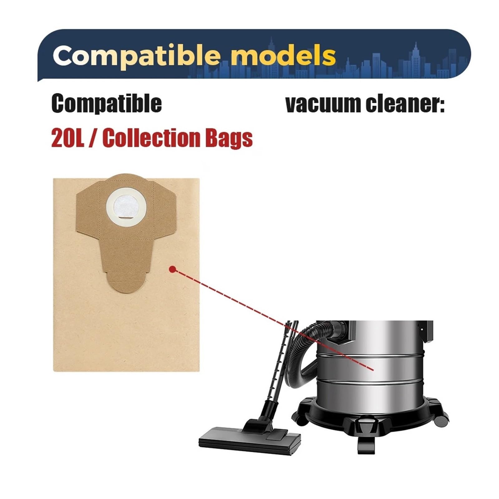 Staubsauger Staubbeutel Ersatz,Kompatibel Mit Einhell BT-VC1250S