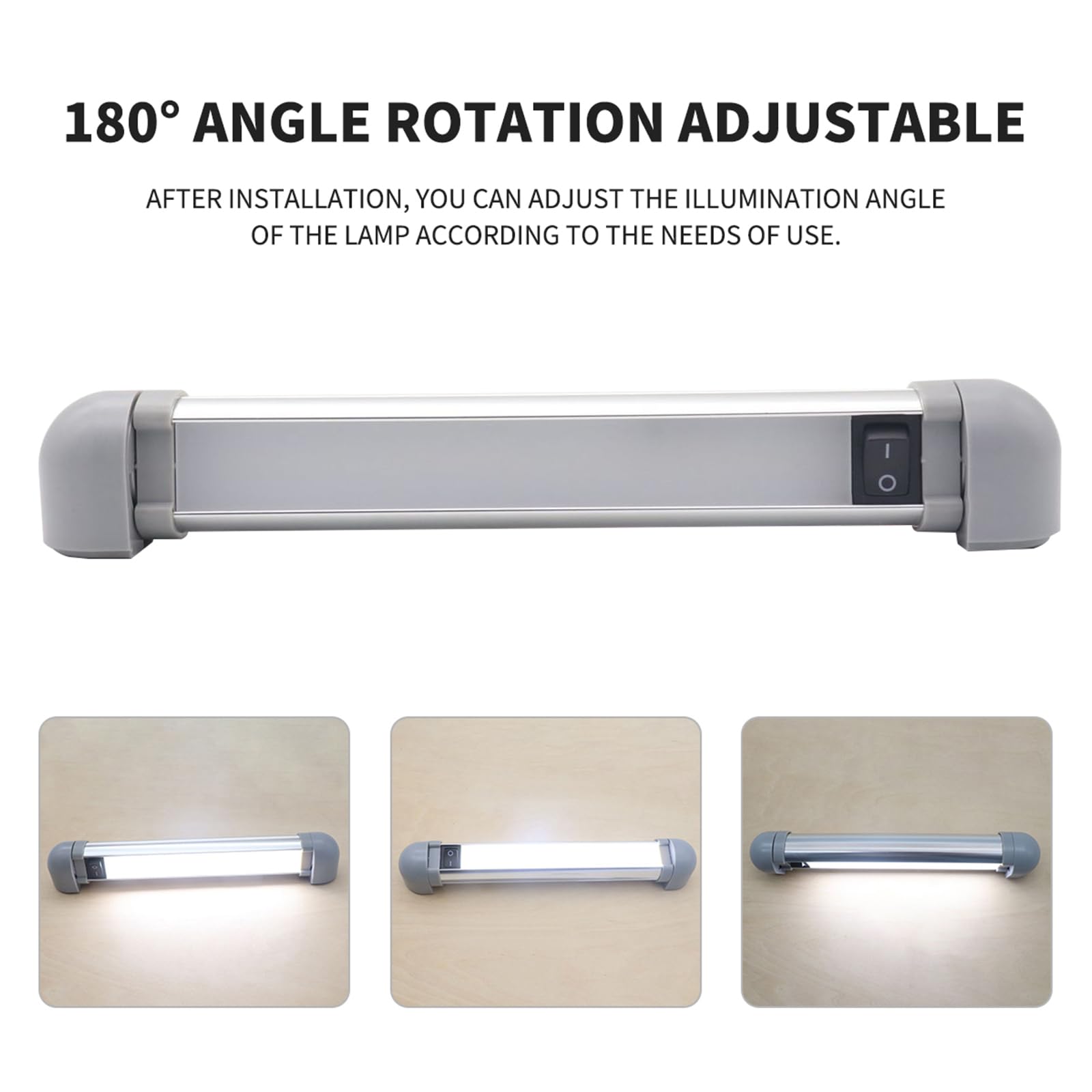 LED Lichtleiste mit Schrauben 9/18 Zoll für Wohnmobil, 47.5CM