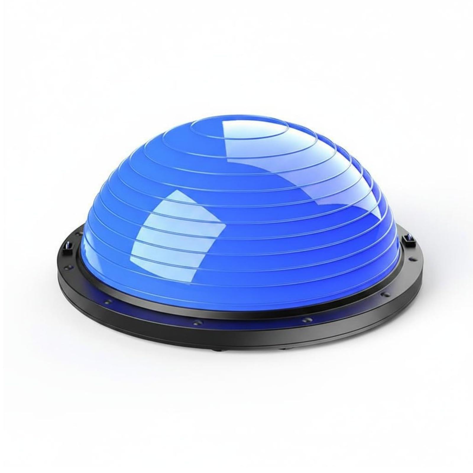 Balance Training Ball Palla di Equilibrio Emisferica Mezzo Cupola per Allenamento Core Stabilità Controllo Movimenti, Blu, Blu, Liscio Professionale