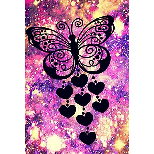 Grand diamond painting papillon 50x140cm pour combler les grands murs vides
