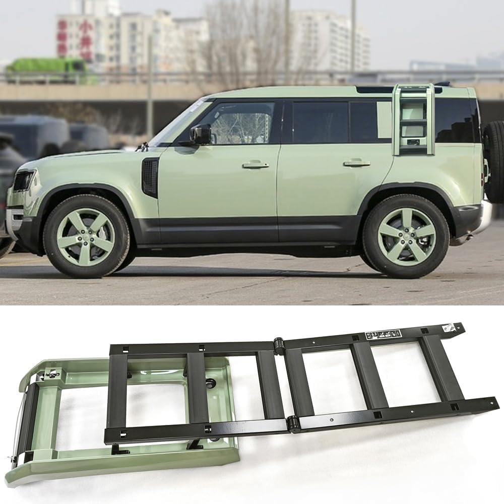 Grasmere Green Side Access Ladder Roof Step fit for 2020-2026 Land Rover Defender 110 90 130