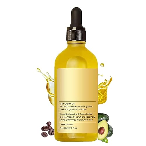 Veganic - Aceite natural para el crecimiento del cabello, aceite de crecimiento del cabello vegánico, aceite natural para el crecimiento del