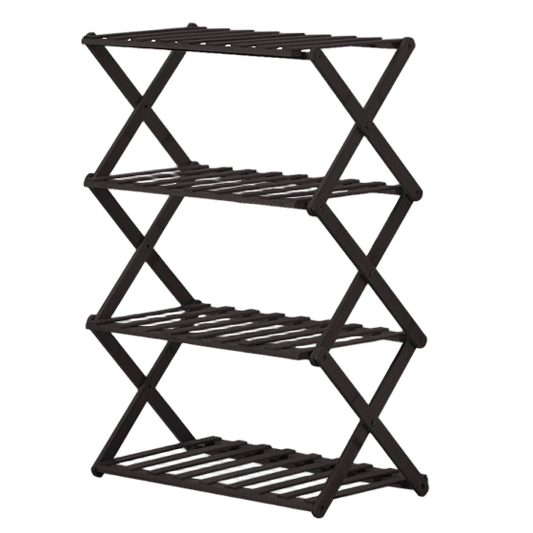 Gcroet Rejilla de enfriamiento Plegable de 4 Niveles, Rejillas de enfriamiento de bambú Huecas para Hornear Pasteles de Galletas, Asar y Asar, 19, 7x9, 8x26, 8 Pulgadas, 1 ud.