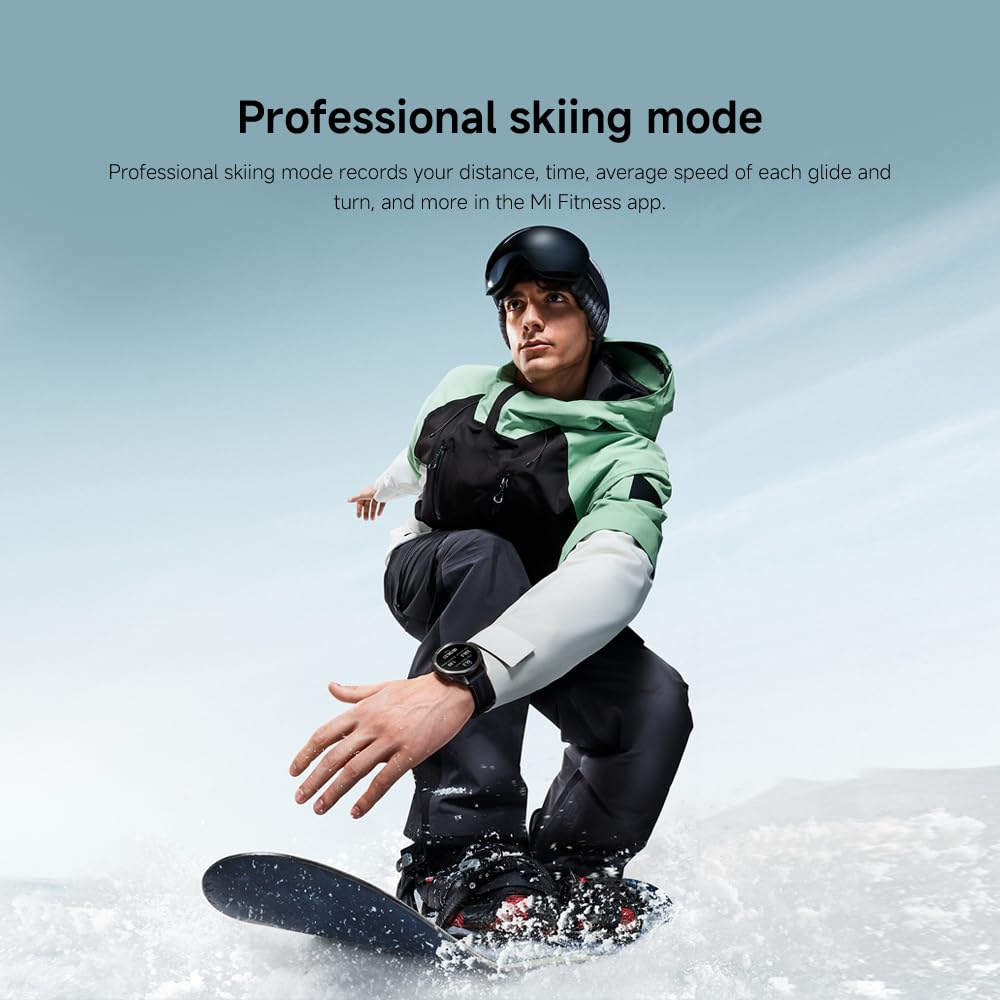 XIAOMI Watch S4 Smartwatch with 1.43-inch OLED Display NFC Bluetooth Calls Gesture Control 150+ Sports Modes 15-Day Battery HyperOS Alexa Model M2425W1 (Rainbown)