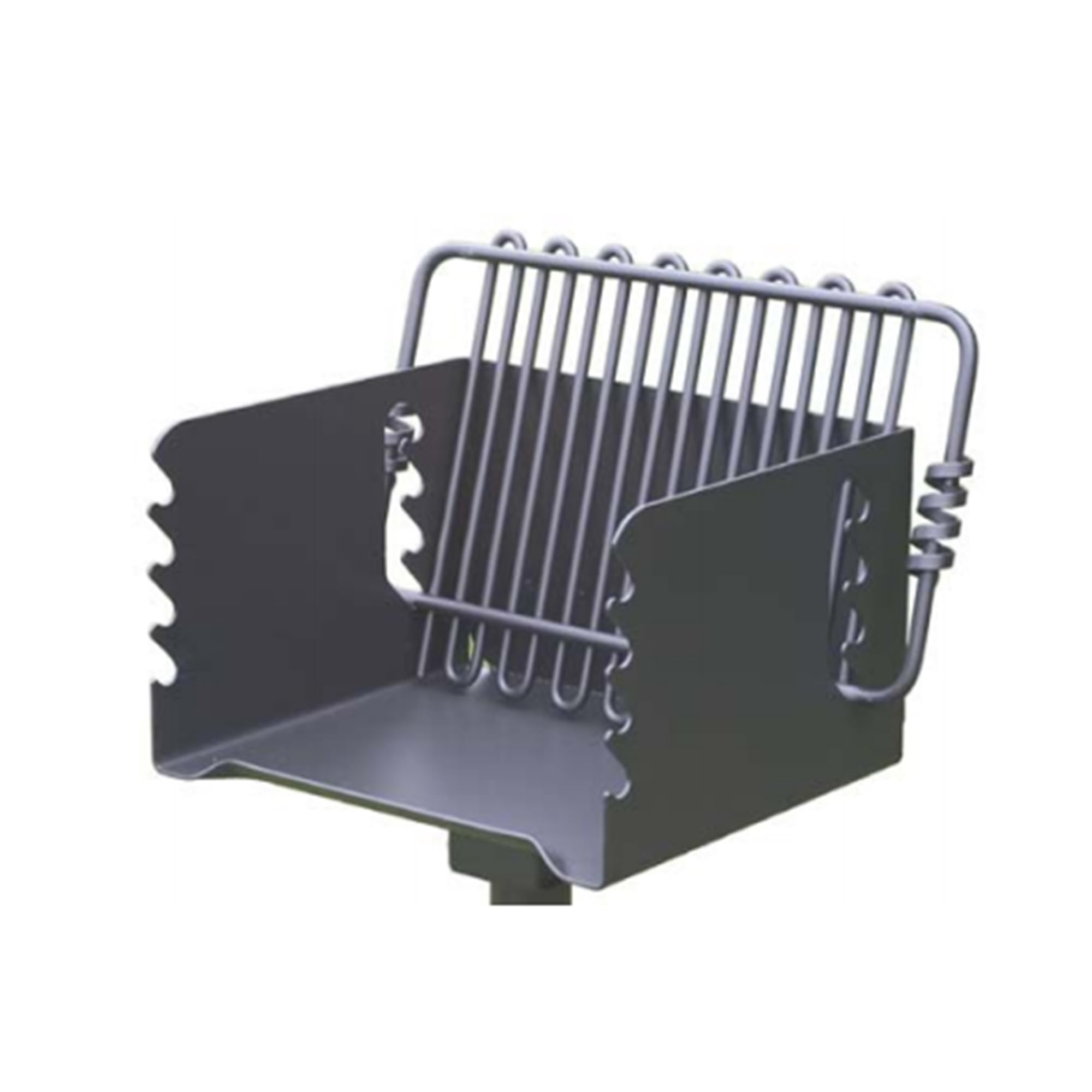 Paquete de 2 parrillas de carbón, parrilla de camping estilo parque con giratorio, CBP-135 6