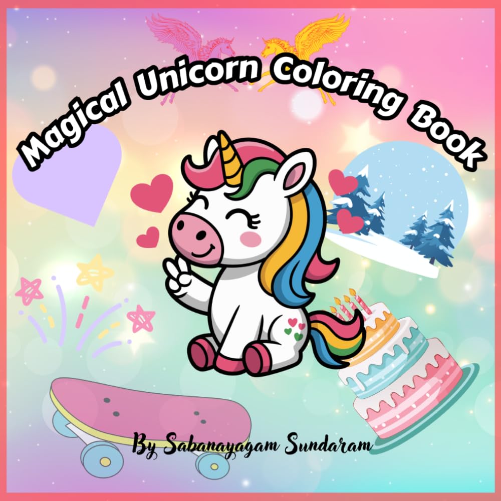 Magical Unicorn Colouring Book