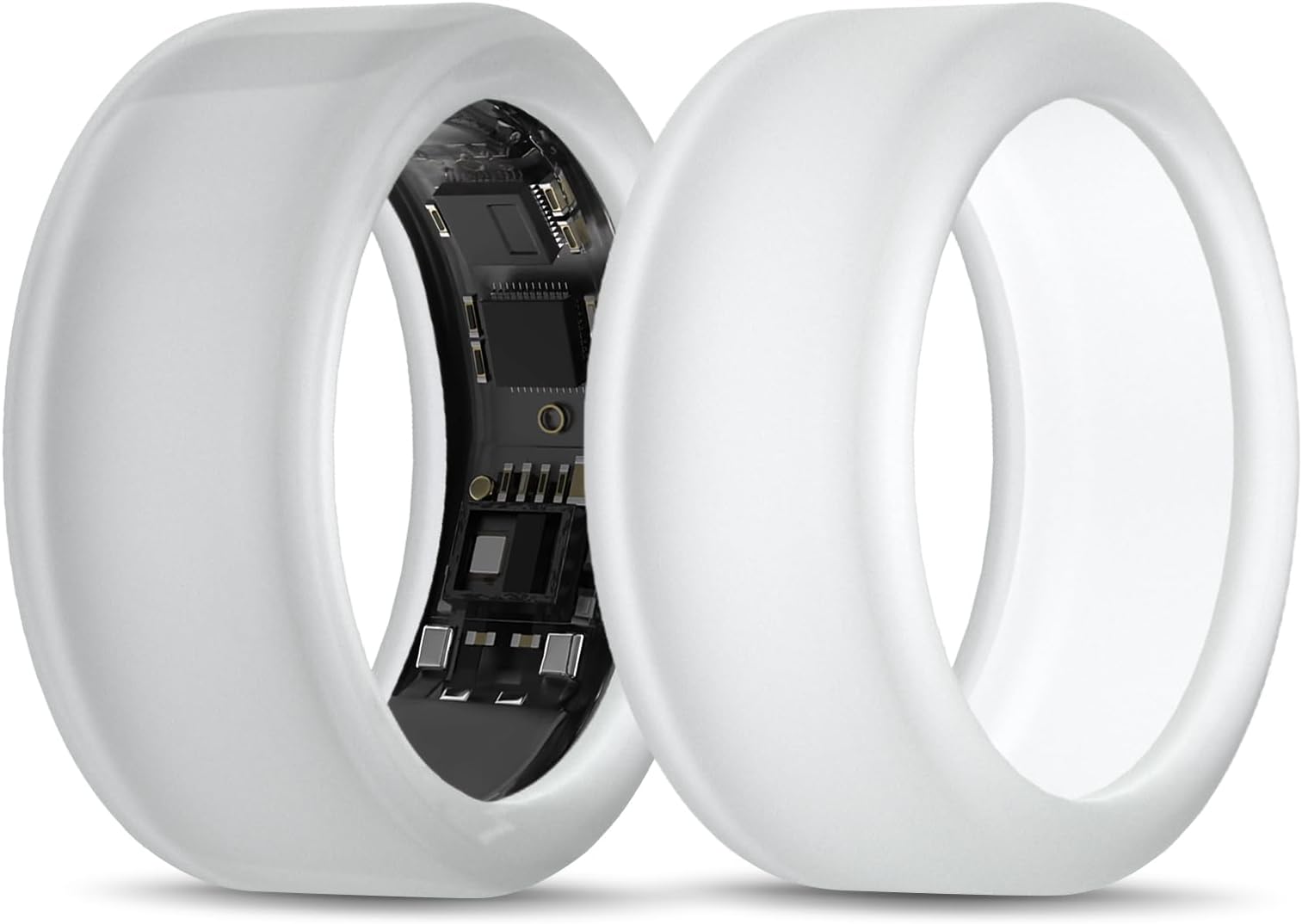 Compatible with UltraHuman Ring AIR Cover - Elastic Silicone Ring Protector for Working Out