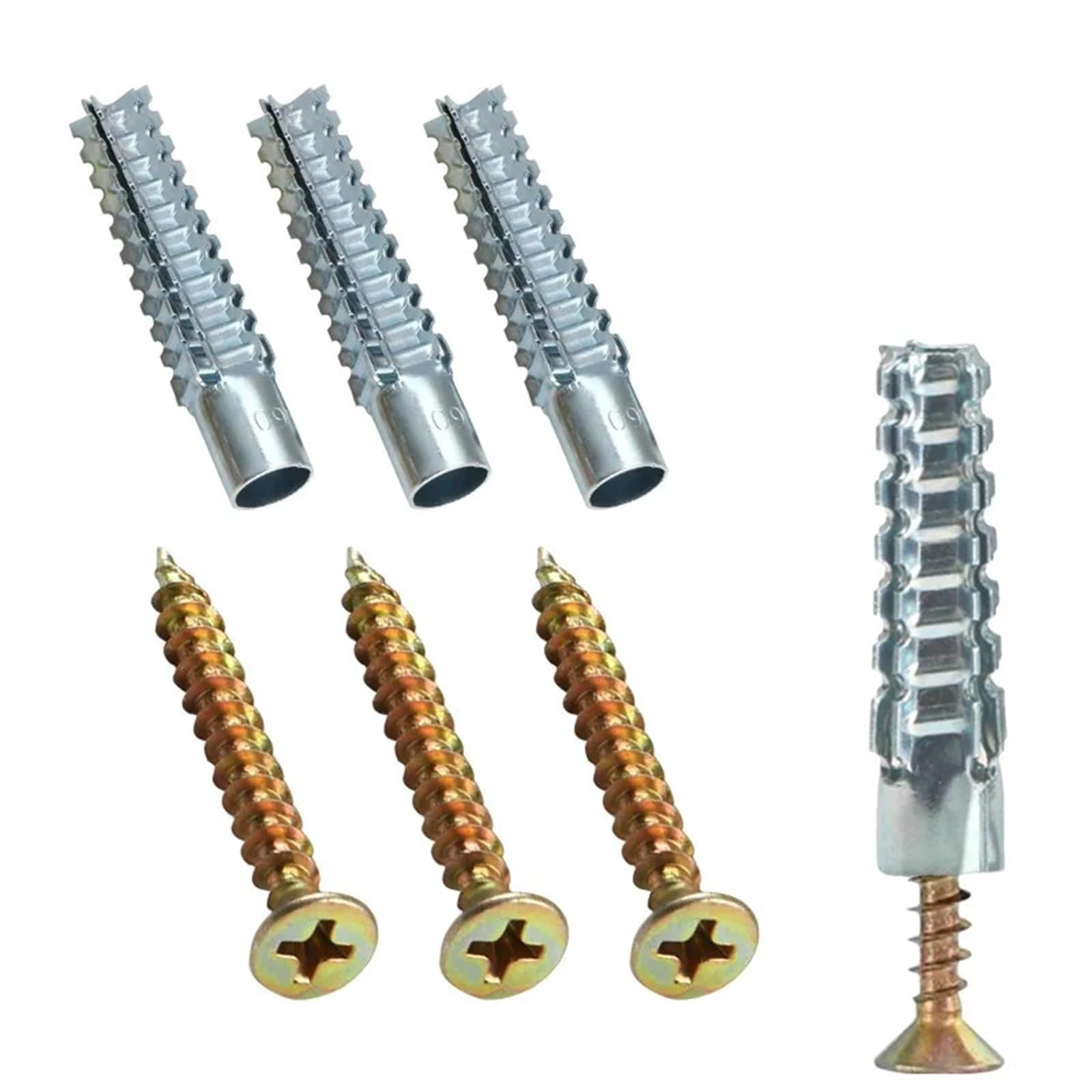 Fisher Tasselli Tubo di espansione da 200/10 set for tasselli for pareti cave for piastrelle for cartongesso con vite autofilettante for bullone perforazione(50 Sets)