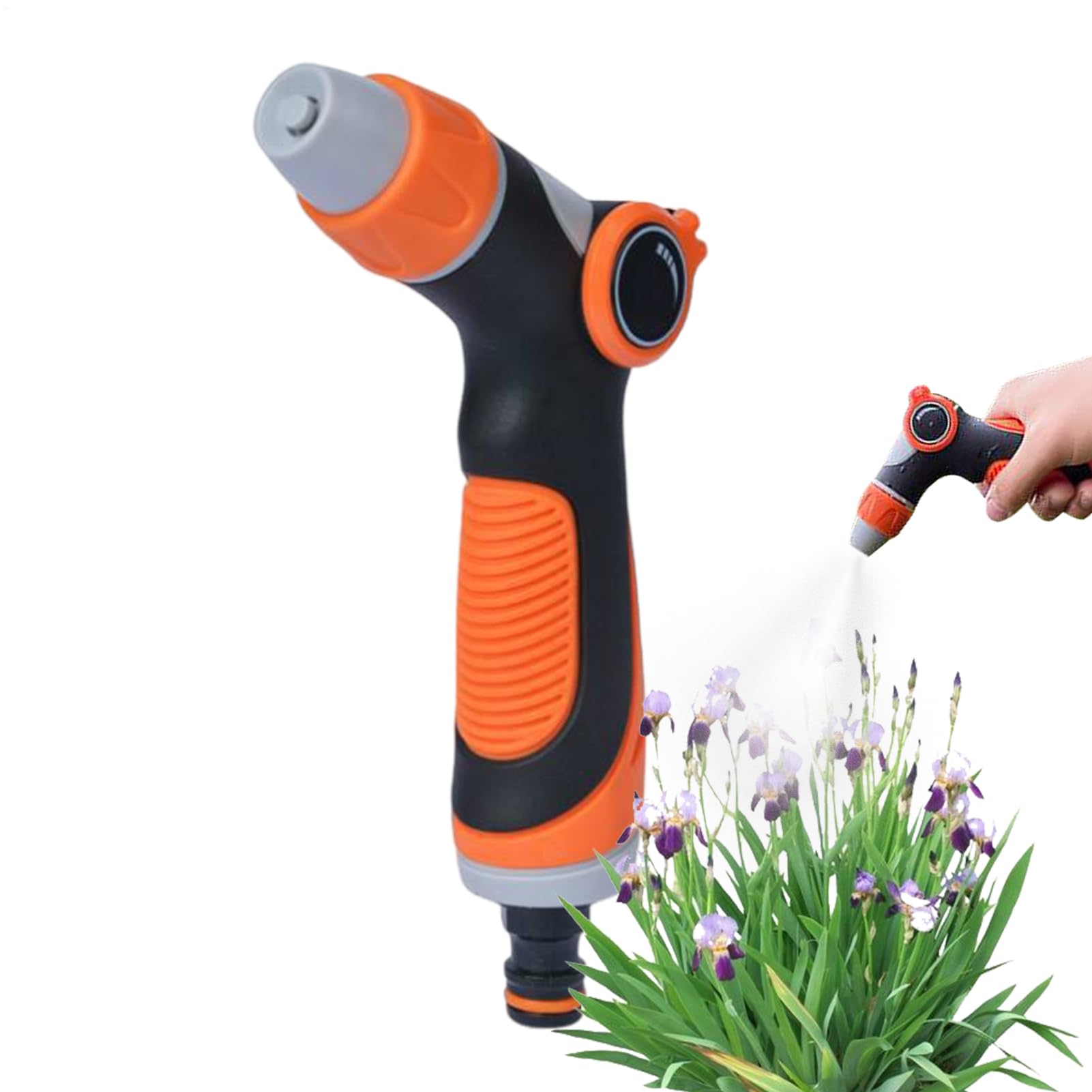 Buse de tuyau d'arrosage pour douche des animaux et nettoyage du patio extérieur