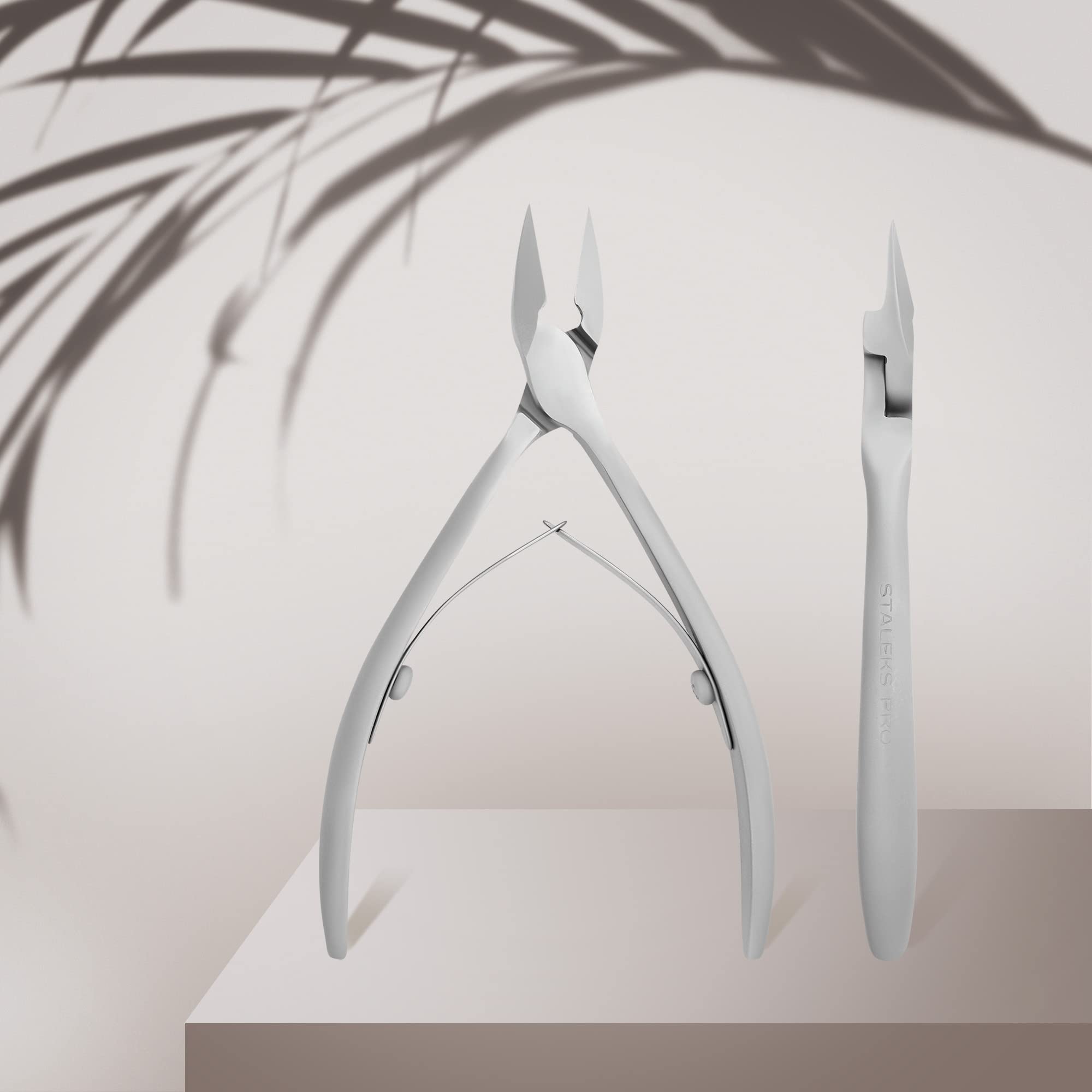 STALEKS PRO by Natury Nails Pinza professionale per unghie 14 mm. Pedicure speciali. Acciaio inossidabile. Smart 71-14