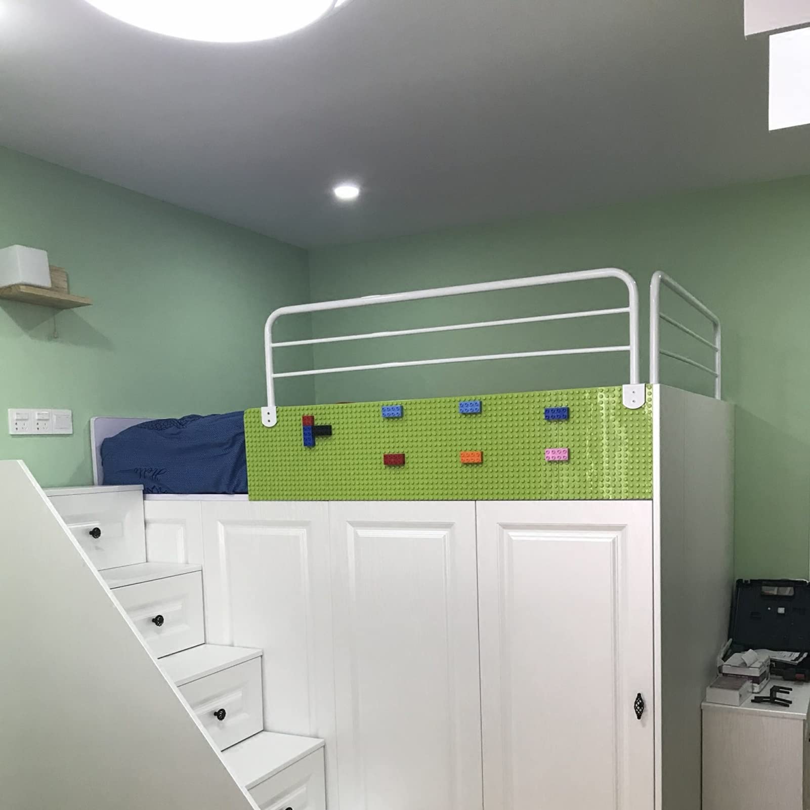 Sponda del letto di sicurezza, barra di protezione anticaduta sul comodino per anziani, maniglia di assistenza in piedi per cure mediche, barra di prevenzione delle cadute per disabili, adatta alla