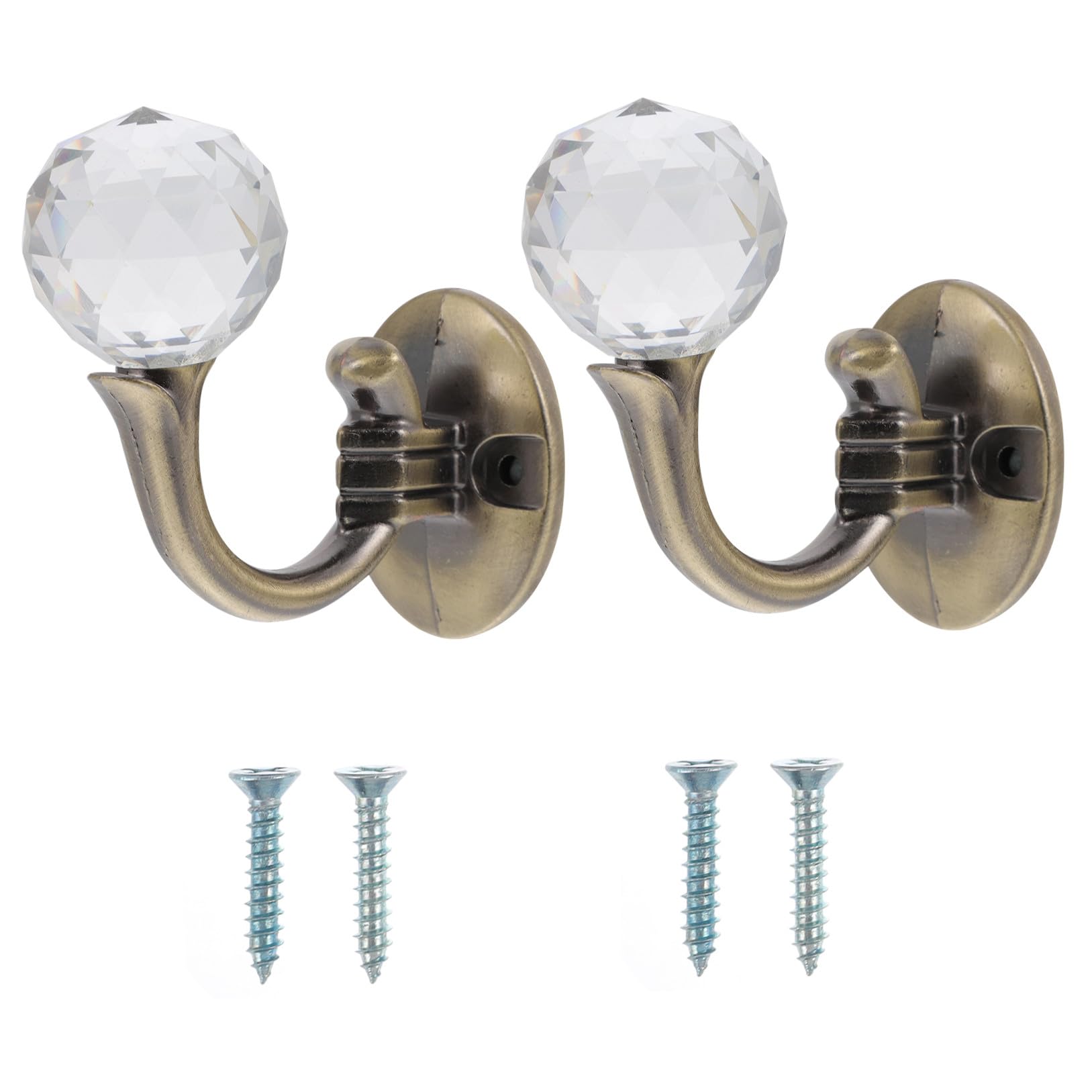 Cabilock 4 Ganchos de Cortina Magnéticos Vintage para Pared Casa