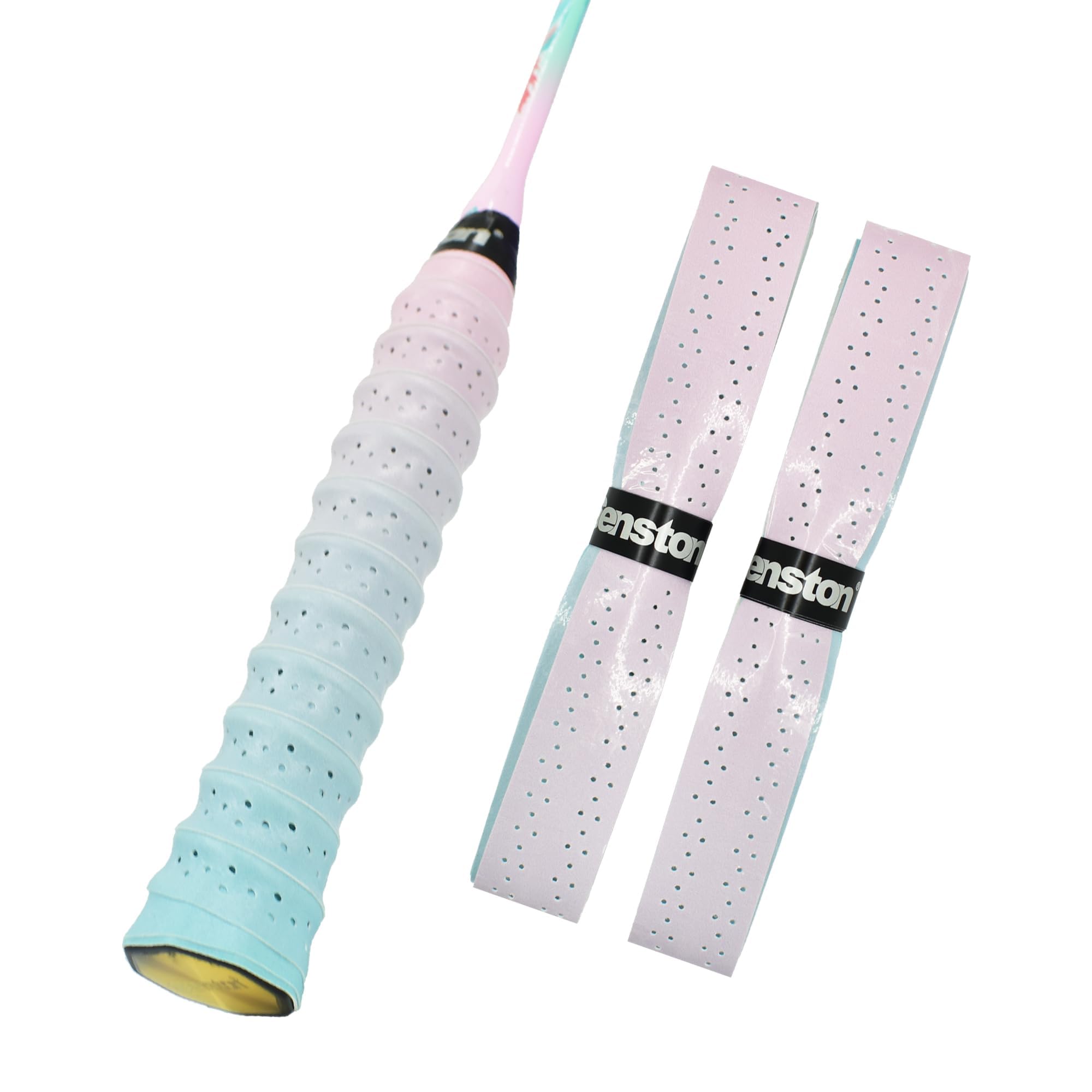 Senston 2pcs Racket Grips Tape Overgrip for Tennis/Badminton/Squash Racket Handle Grips