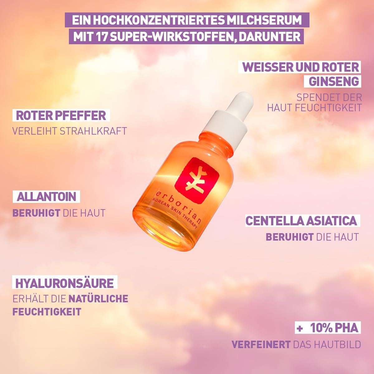 Erborian - Skin Therapy - Multi-perfektionierendes - Reduziert Anzeichen von Müdigkeit - Für alle Hauttypen geeignet - Koreanische Kosmetik