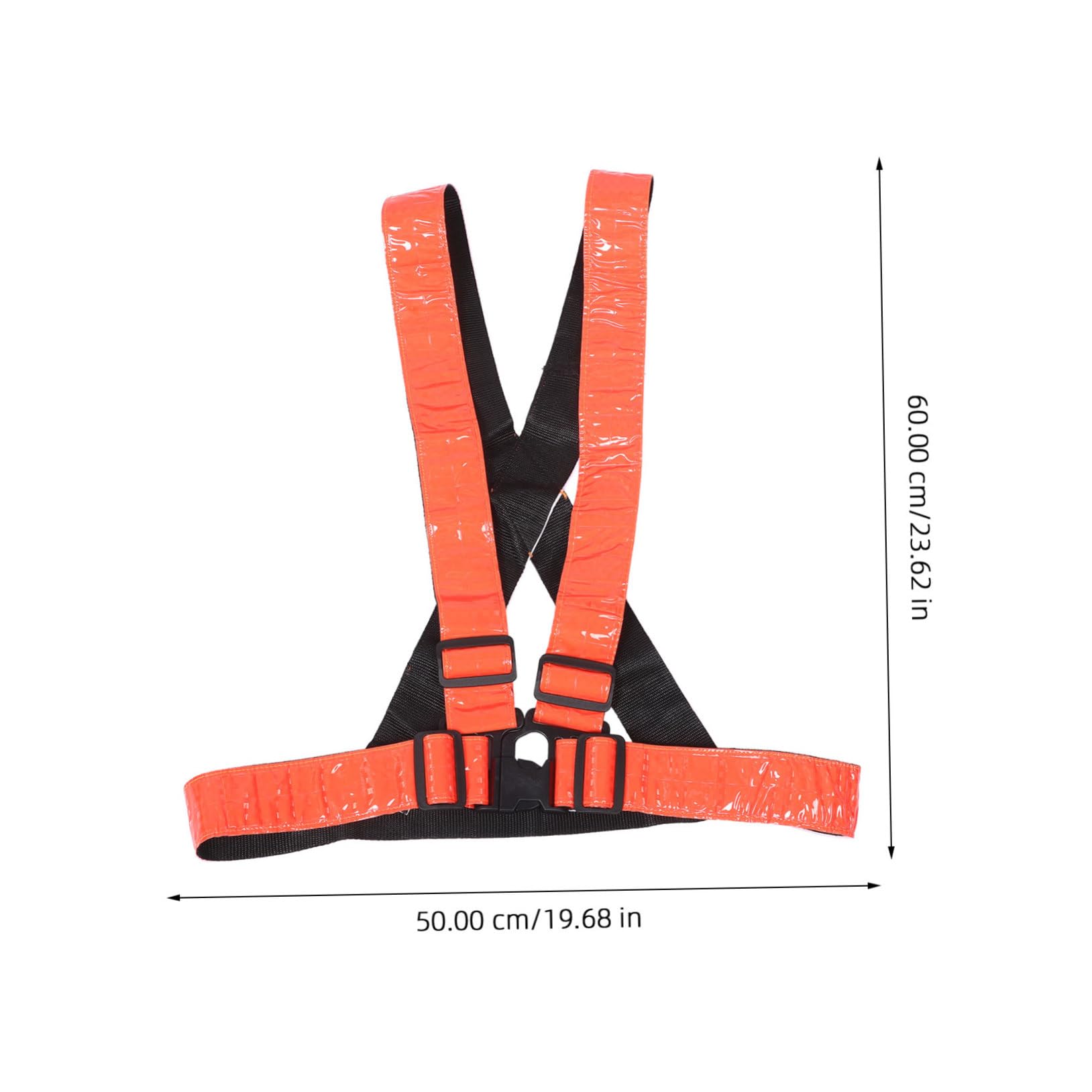 balacoo Reflective Vests Orange Reflective Running Gear Reflective Strap Yellow Traffic Running Water Vest Reflectors Reflective Walking Gear Safety Hoodie Seat Polypropylene Belt