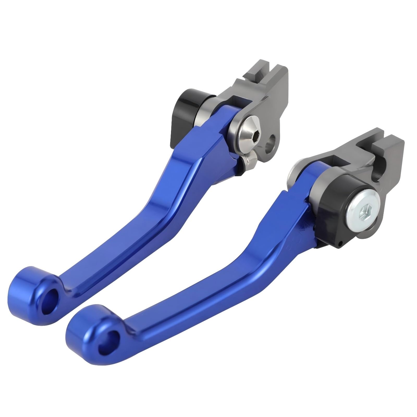 Riderai Blue Motorbike Clutch Levers Lever Brake Clutch Motorcycles Levers Set Aluminum For Moto Dirt For Pit Bike Off-Road Vehicle(Blue)