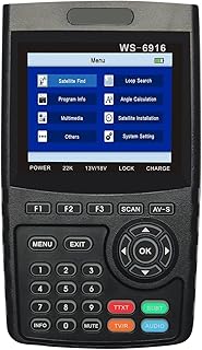 Digital Satellite Meters WS-6916 Digital Satellite Finder Meter HD Digital Satellite TV Finder Satellite Signal Finder Meter 3.5 Inch Satellite Finder