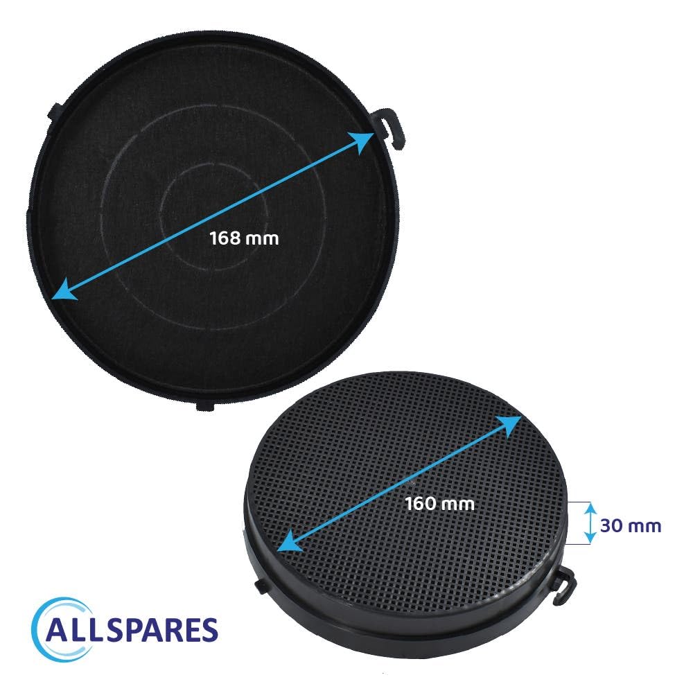AllSpares© Filtre à charbon actif Falmec Type 6/103050091/114163