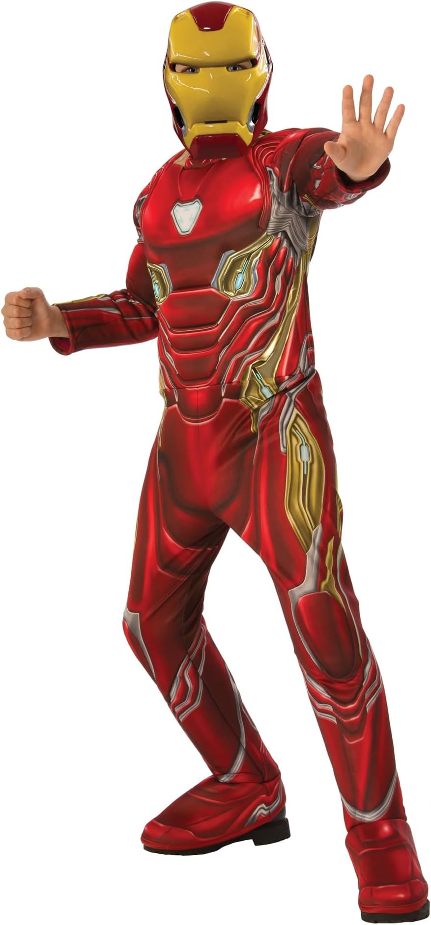 Rubie's Official Marvel Avengers Endgame Iron Man Deluxe Childs Unisex Costume, Kids Superhero Fancy Dress