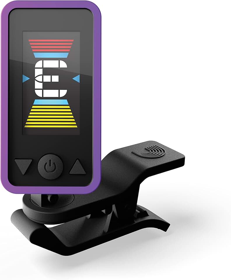 Afinador Eclipse Cromático Para Instrumentos De Cordas Roxo D'Addario PW-CT-17PR
