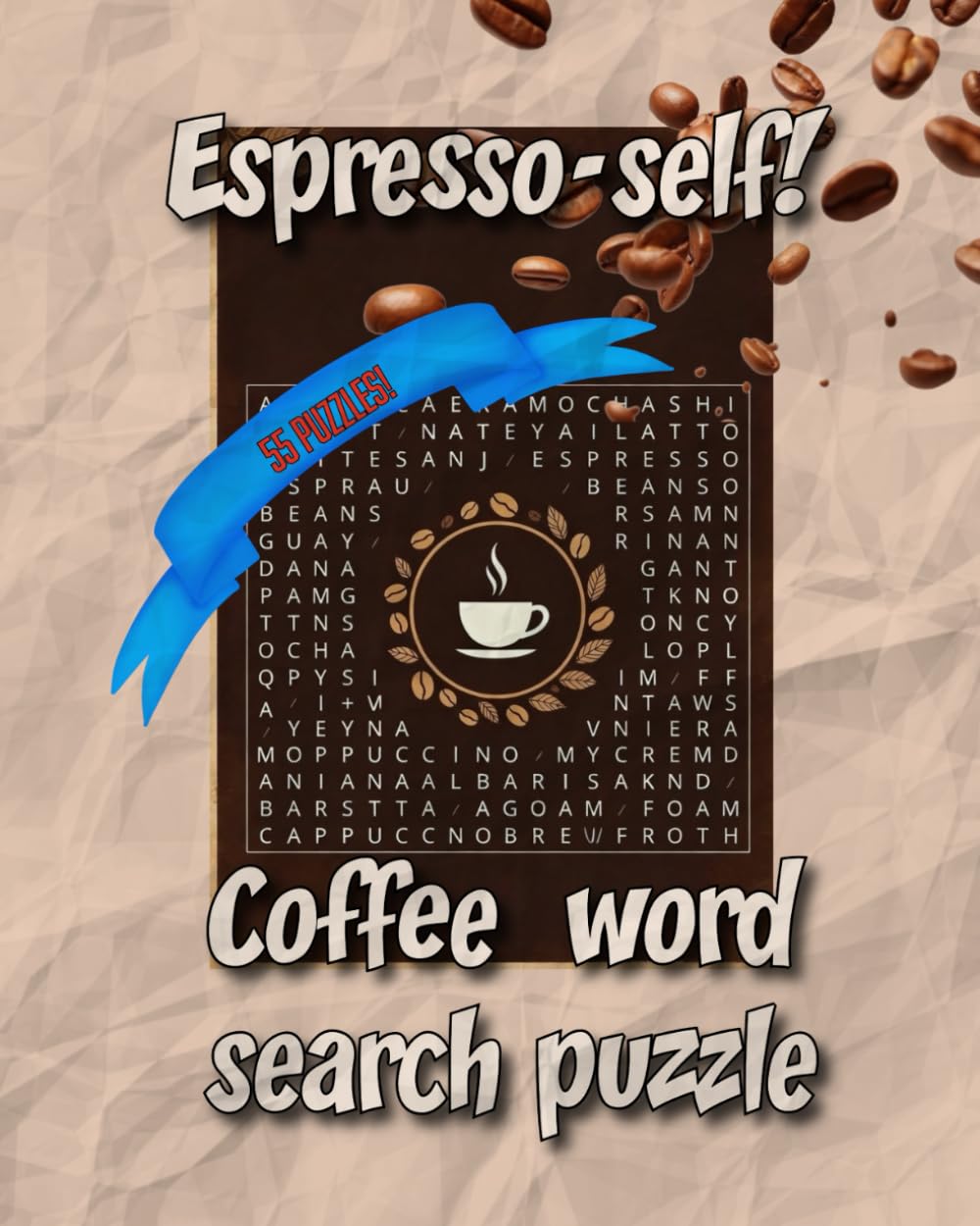 Word search: Coffee themed word search book