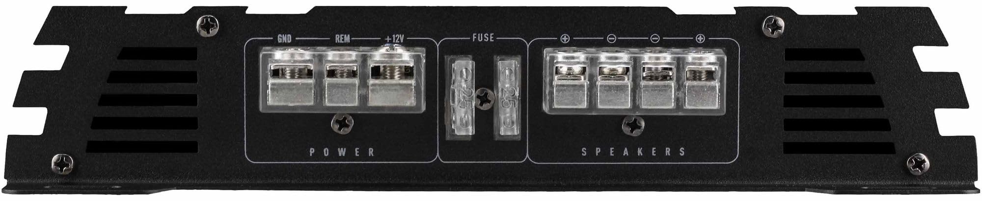 Crunch GPX750.1D - Amplificador para coche digital (1 canal, 750 W, ajuste de volumen/bajos/agudos, adecuado para (marca de automóvil): Univer