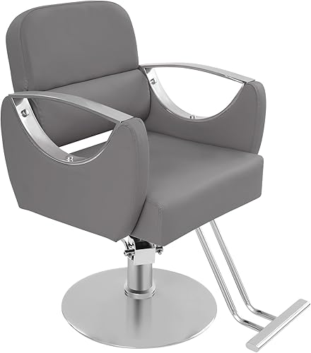 Sillas de peluquería para estilistas, silla de salón hidráulica de altura ajustable, rotación de 360 grados, equipo de belleza de spa para