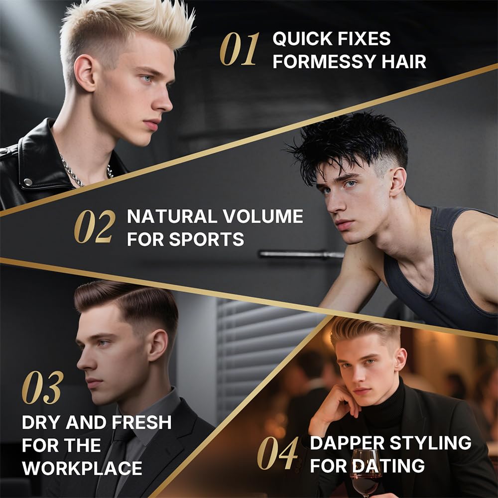 Karseell Hair Clay for Men, PremiumHair Styling Clay with Strong Hold and Matte Finish, for All Hair Types 3.4 Ounces