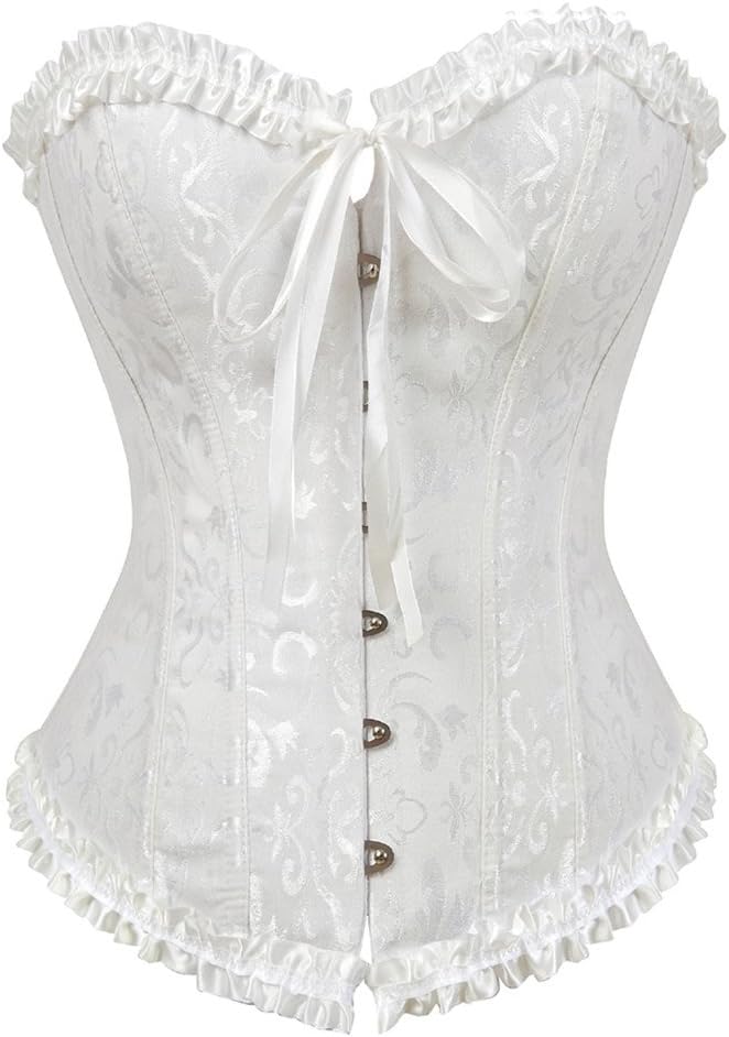Kranchungel Corset Tops for Women: Renaissance Corset Bustier Shapewear - Halloween Costumes for Themed Parties Aged 25-35