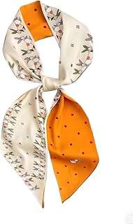 59” Long Silk Like Head Scarf Women's Fashion Square Neck Satin Scarfs for Bag Hair Scarves Gift 59 * 5.9”