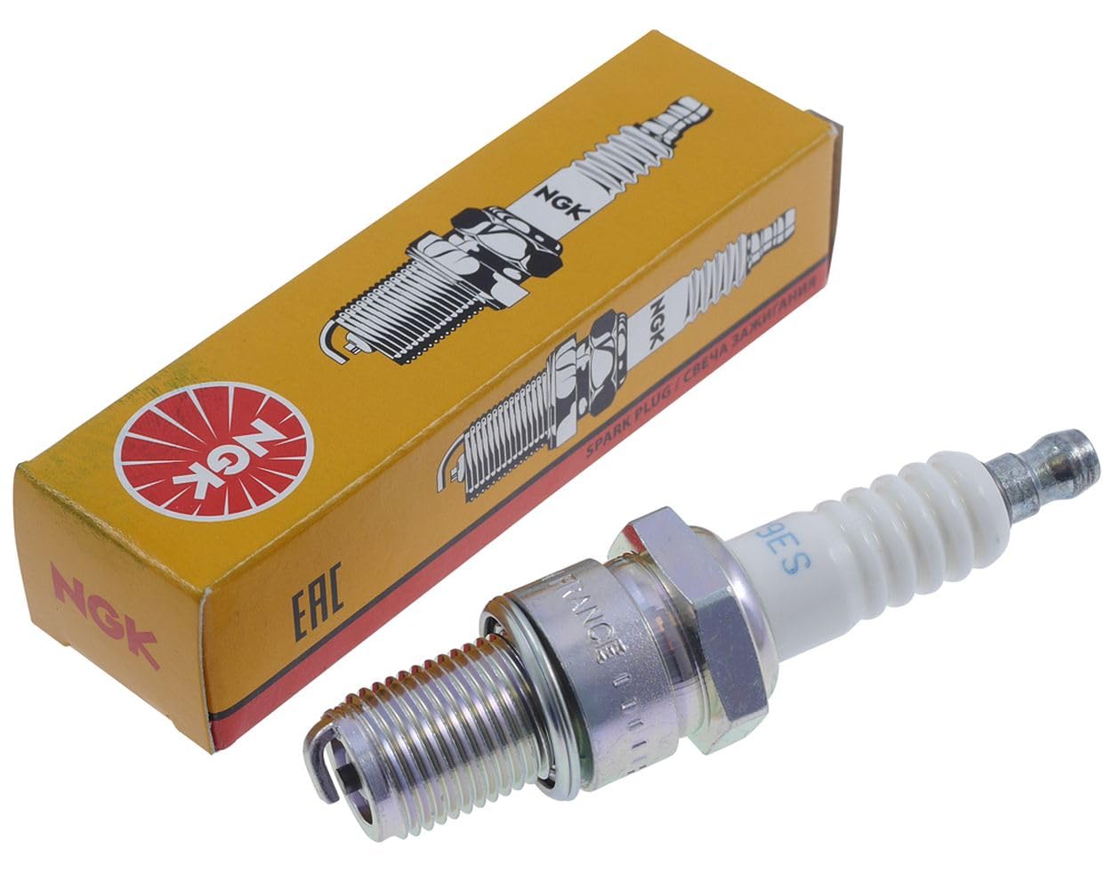 NGK (5722) BR9ES Standard Spark Plug, Pack of 1 Color: -- Size: Single Model: 130086 Car/Vehicle Accessories/Parts
