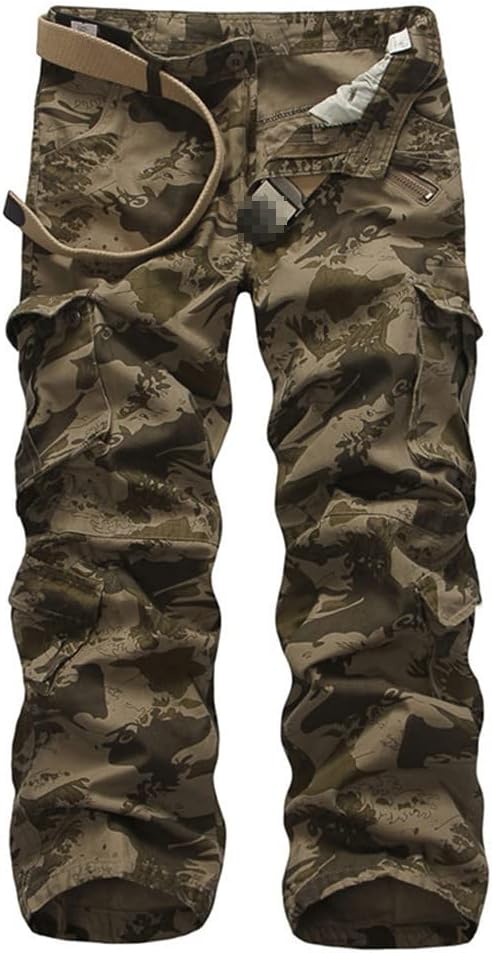 Spring Autumn Cargo Pants Mens Camo1 Trousers Loose Overalls Straight Casual Military Pants