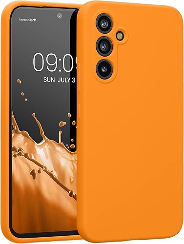 Miniatura 19 de kwmobile Funda compatible con Samsung Galaxy A54 5G - Funda delgada de silicona TPU para teléfono - Acabado suave al tacto - Rosa impresionante Rosa