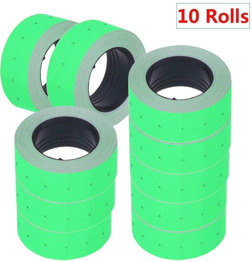 Price Gun Labels for 5500EOS Labeling Machine,10 Rolls Label Paper 4000pcs