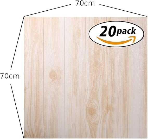 Amazon Isl ウォールステッカー ナチュラルウッド 木目調 3dクッション壁紙 70cm 70cm 枚セット ウォールステッカー オンライン通販 Amazon Isl ウォールステッカー ナチュラルウッド 木目調 3dクッション壁紙 70cm 70cm 枚セット ウォールステッカー オンライン通販