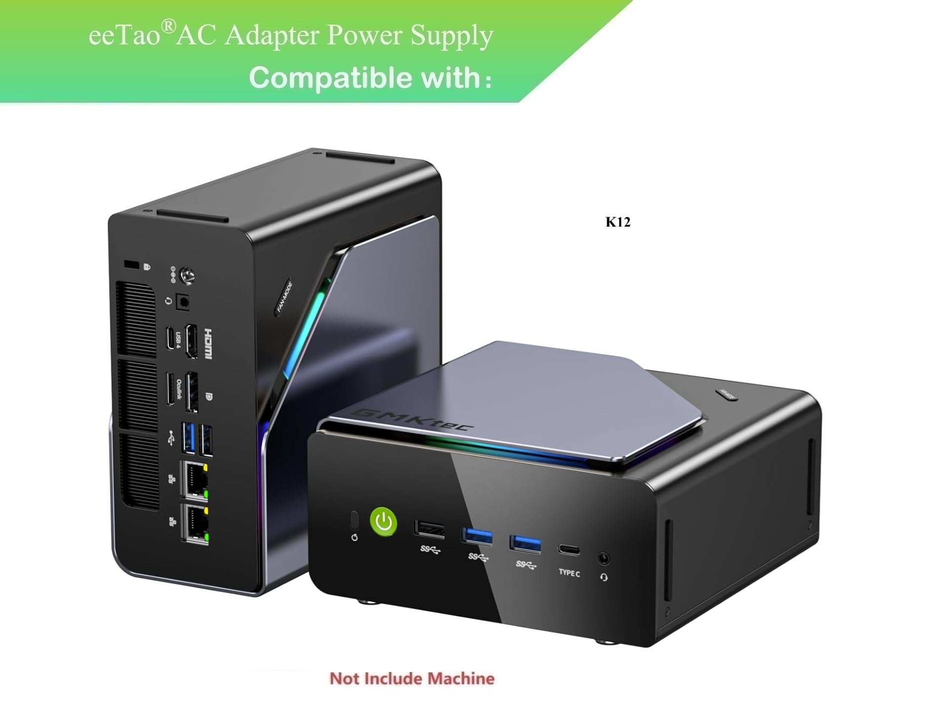 GMKtec Mini PC 本体 ACアダプター付き Amazon.com: 19V Adapter for GMKtec M8 K7 K12 Mini PC AMD Ryzen 5