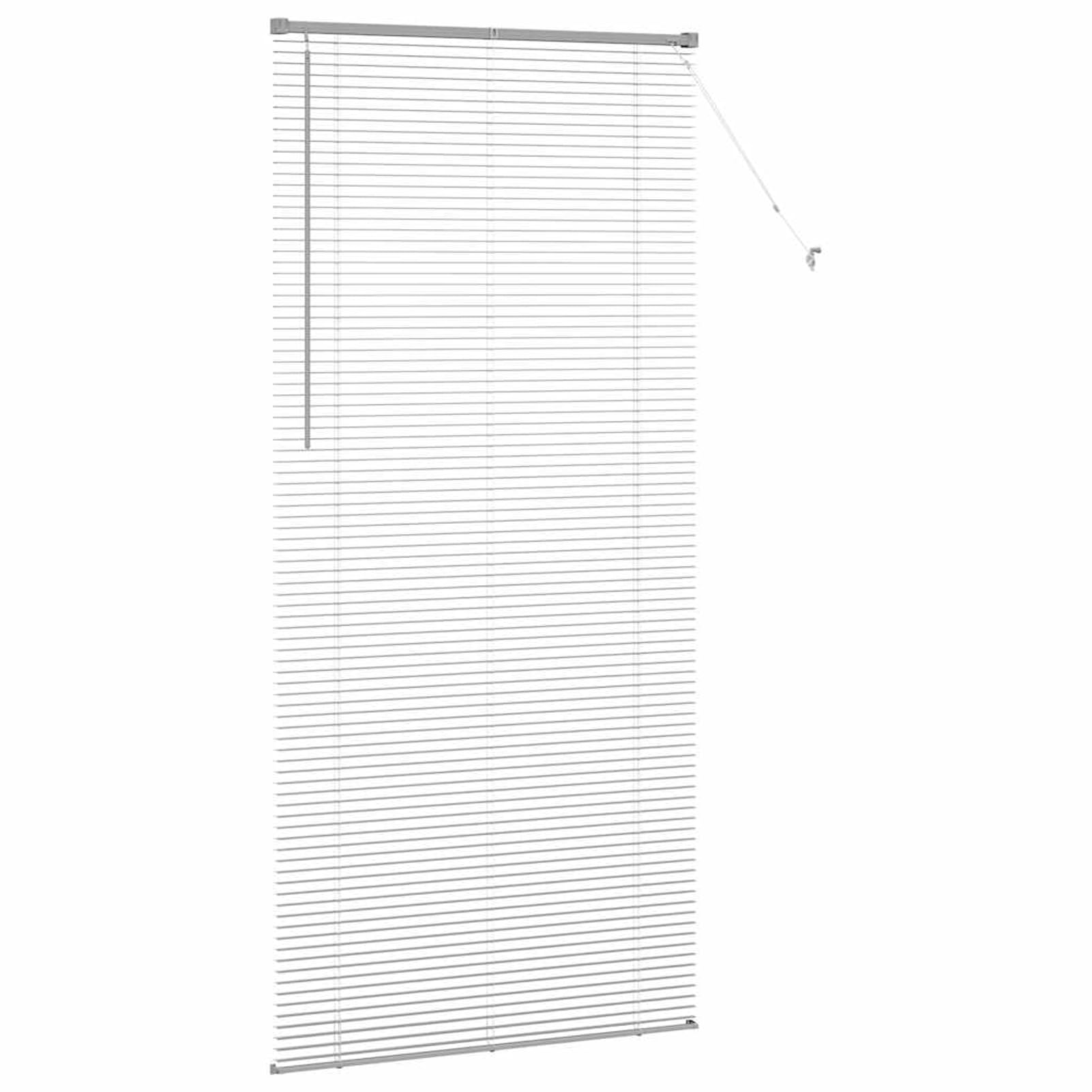 Gecheer Tenda per Finestra con Tende Altro Argento 100 x 220 cm AlluminioTende Moderne