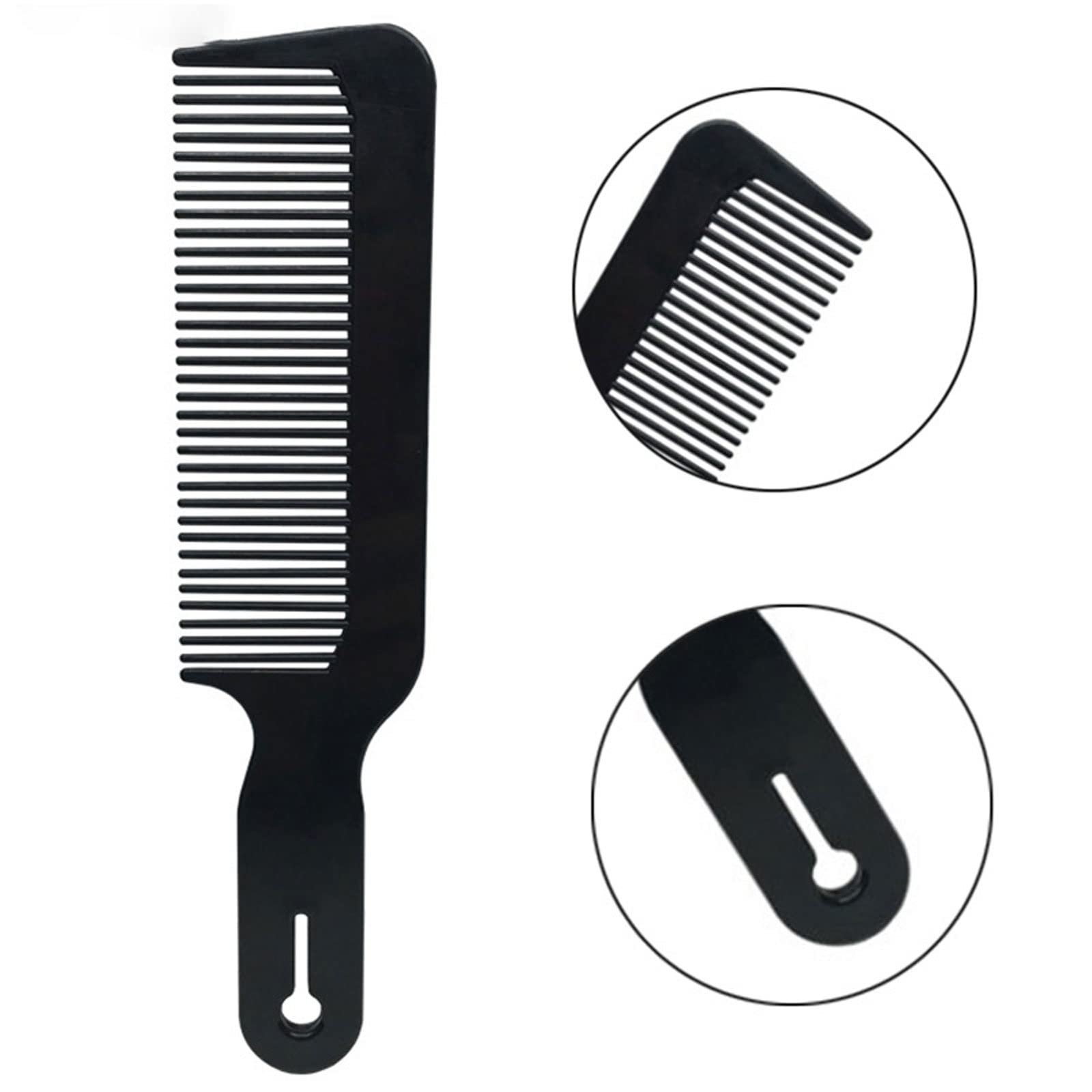 DieffematicSZ Grzebień Flat Top Clipper Combs Hairdressing Hair Cutting Styling Tool