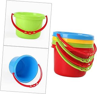 Amosfun Brinquedo De Praia Infantil Balde De Areia Balde De Praia Ótimo Acessório De Festa De Verão Baldes De Areia Fora Brinquedos Infantis Mini Baldes Brinquedo Para Crianças Barril De