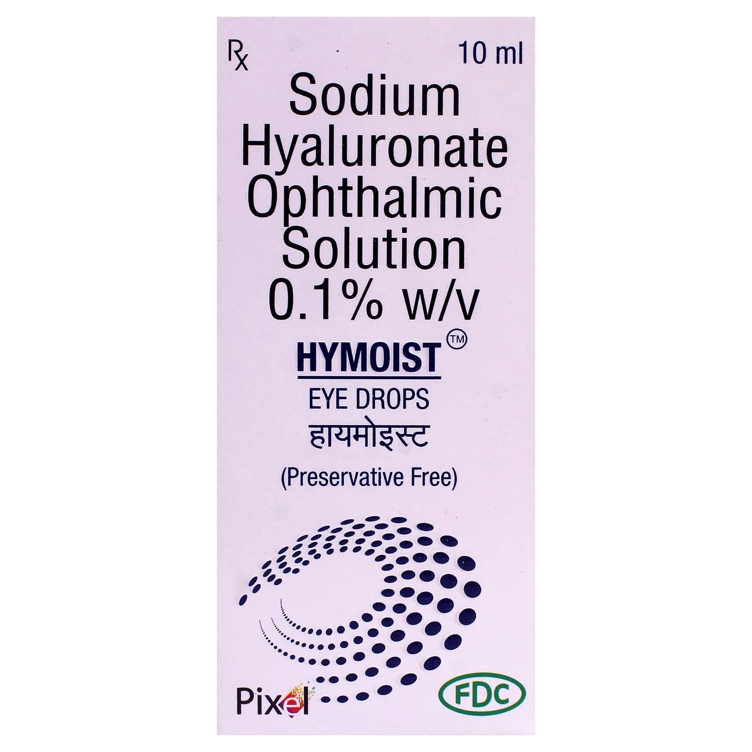 Hymoist 0.1% w/v - Bottle of 10 ml Eye Drops