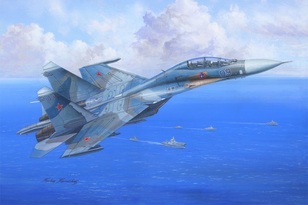 Amazon | ホビーボス 1/48 エアクラフトシリーズ ロシア空軍 Su-27UB