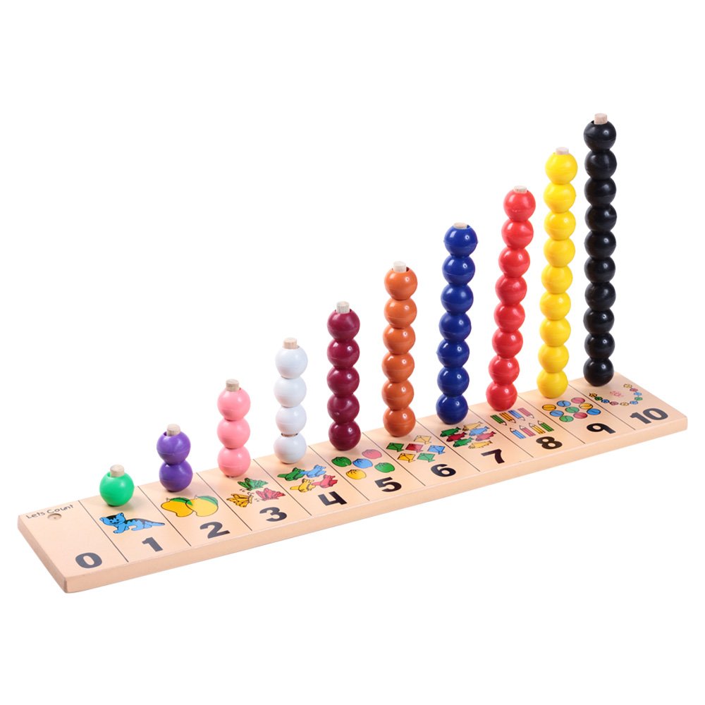 Skillofun Wooden Let's Count (1-10), Multi Color