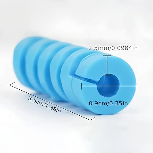 Miniatura 7 de Protector de cable de silicona de 16 piezas, organizador de cable enrollador en espiral para cargador USB, cubierta de protección de línea de datos