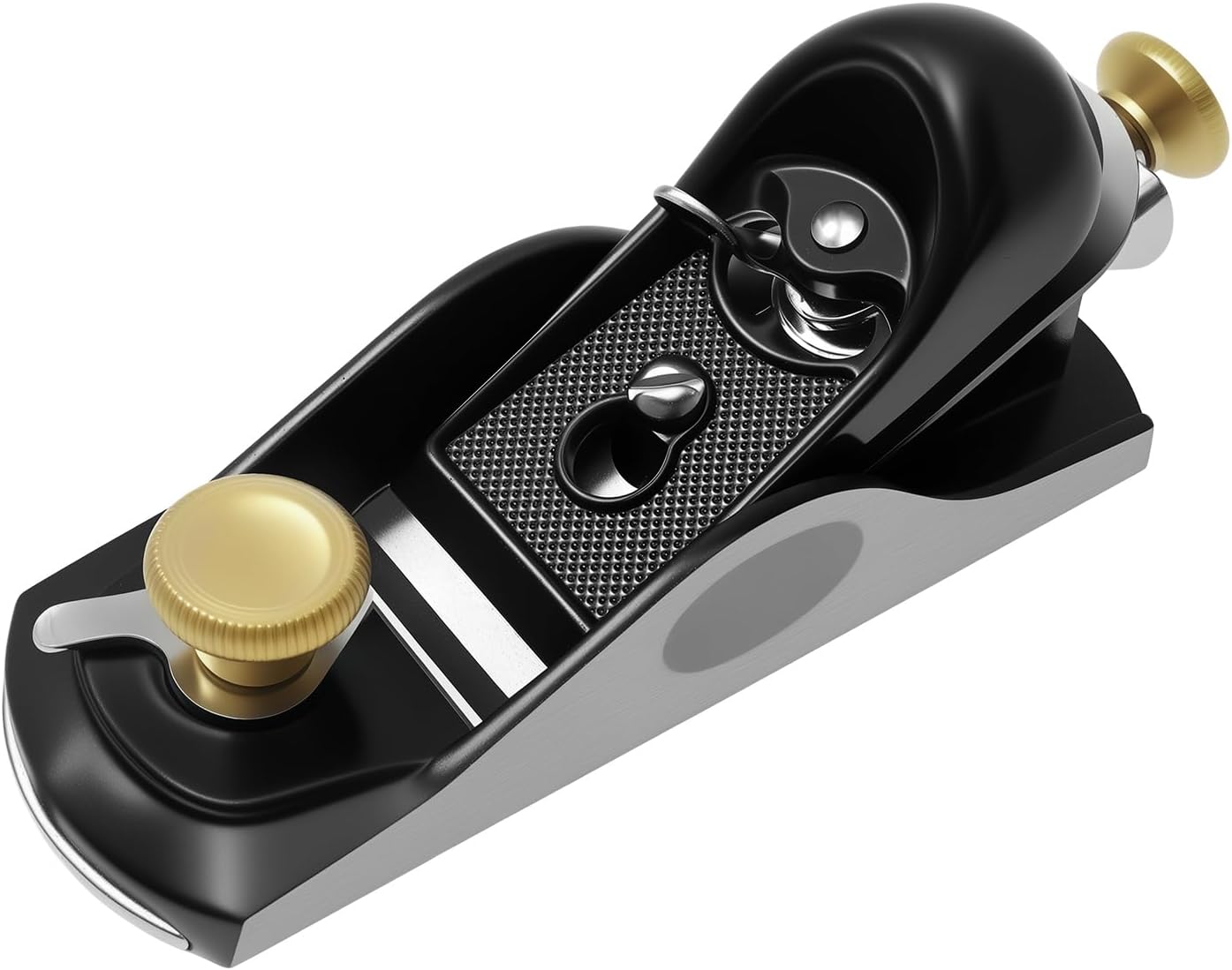 Wood Planer Carbon Steel Mini Hand Planer with Adjustable Cutting Depth Design Universal Woodworking Tool for Trimming Polishing Deburring