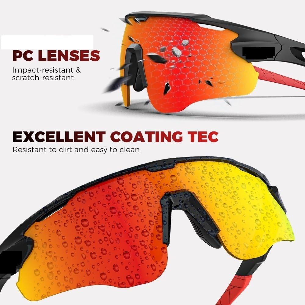 Gafas de Ciclismo Gafas de sol fotocromáticas for ciclismo | For hombres mujeres deportes UV400 protección bicicleta gafas montaña carretera bicicleta gafas